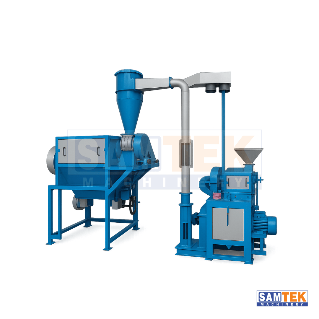 Semi Automatic Flour Mill
