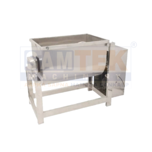 Ribbon blender for spice mixing